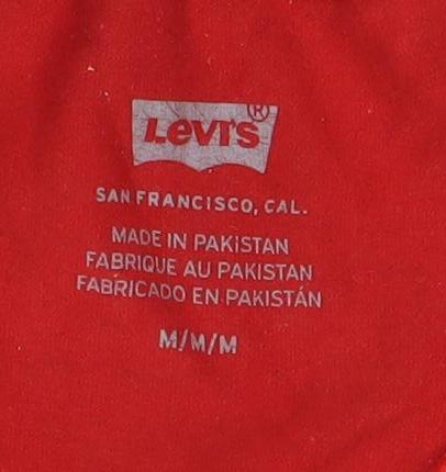 Womens UK Size M Levi's Red Sports Bra Tank