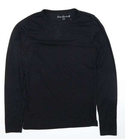Peter Storm Women's Black Long Sleeve T-Shirt Size 14