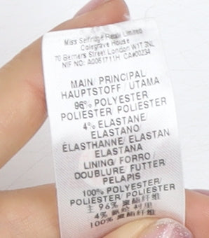 Miss Selfridge White Lace Off Shoulder Blouse, Size 12