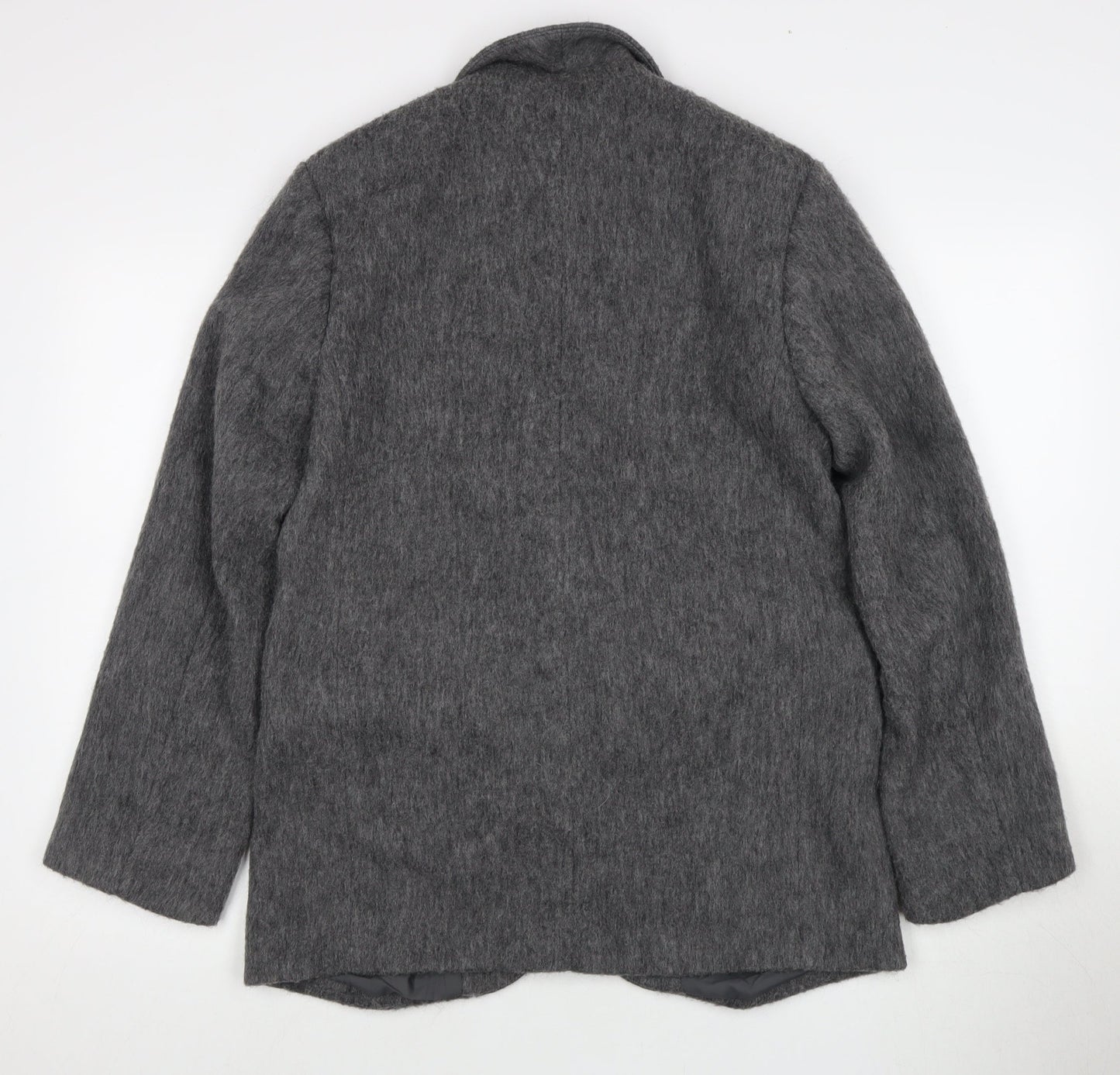 H&M Grey Women's XS Blazer - Classic One-Button Style