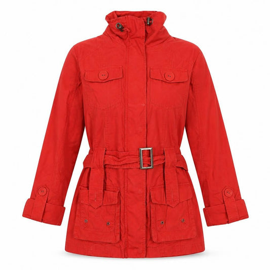 Womens UK Size 14 Marks and Spencer Red Belted