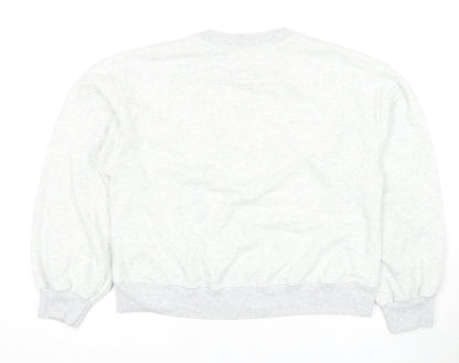 Abercrombie & Fitch Women's White Pullover Sweatshirt S