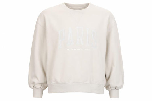Womens UK Size S Abercrombie & Fitch Beige Pullover Sweatshirt