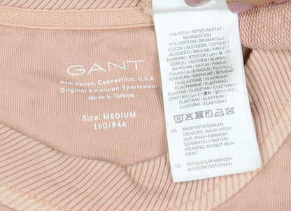 Gant Unisex Pink Crew Neck Pullover Sweatshirt - Size 12