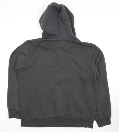 Mens UK Size M JACK & JONES Black Pullover Hoodie