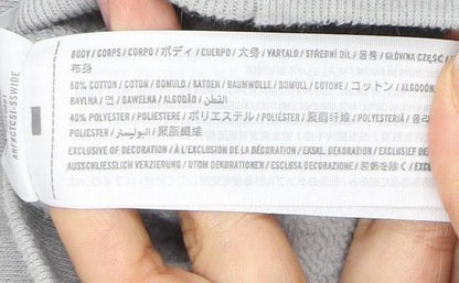 Abercrombie & Fitch Women's Grey Pullover Sweatshirt S