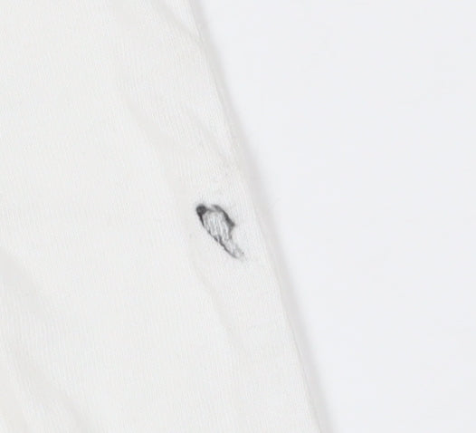 Adidas Men's White Graphic Print T-Shirt Size L