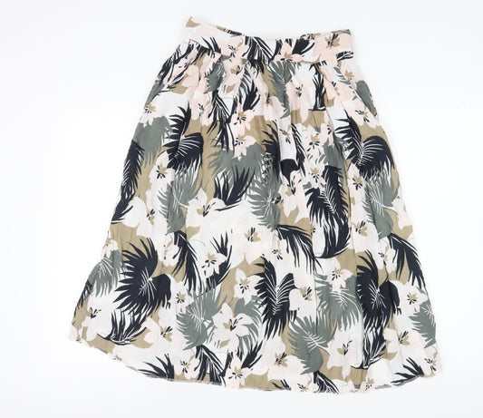 Debenhams Women's Multicoloured A-Line Skirt Size 12