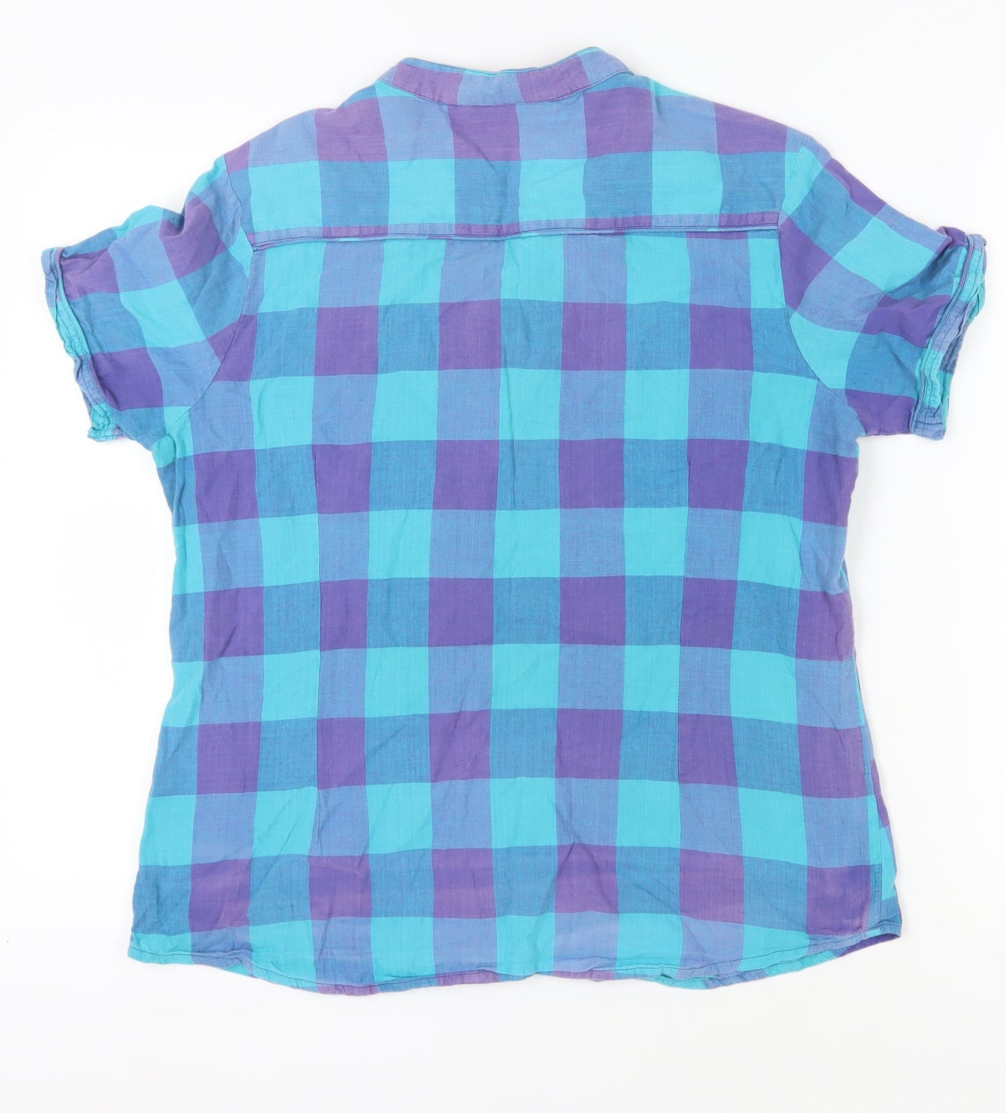 Womens UK Size 16 EWM Pure Classics Multicoloured Basic Button-Up