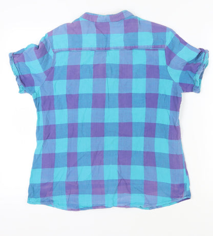 Womens UK Size 16 EWM Pure Classics Multicoloured Basic Button-Up