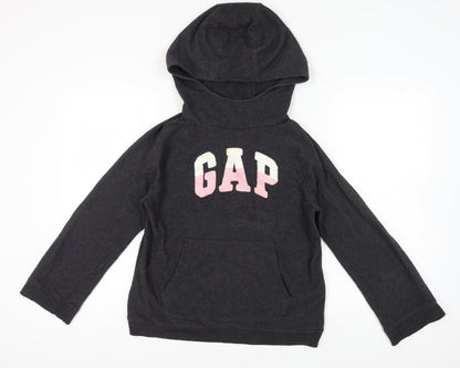 GAP Women's Black Pullover Hoodie, Size S, Hooded Logo