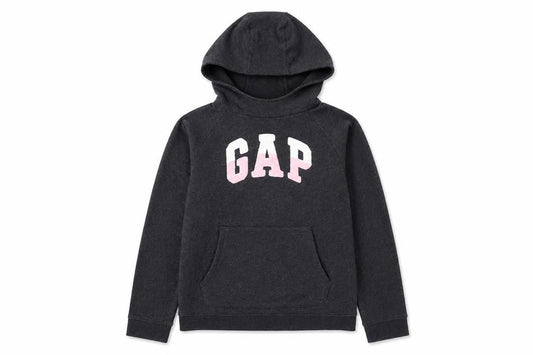Gap Women's Black Pullover Hoodie, Size S, Hooded Logo