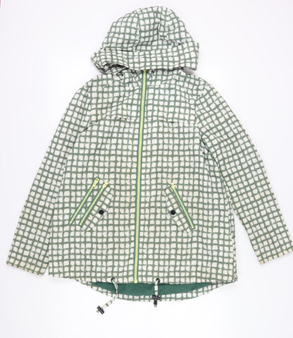 Womens UK Size 12 NEXT Green Parka Coat