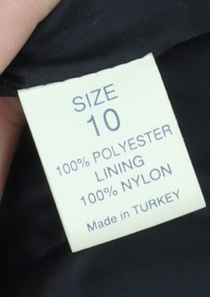 Debenhams Women's Black Blazer - Size 10