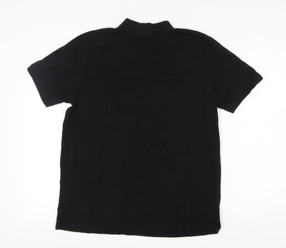 McKenzie Men's Black Polo Shirt XL Casual Solid