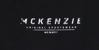 McKenzie Men's Black Polo Shirt XL Casual Solid