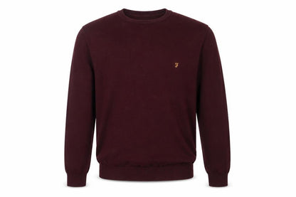 Mens UK Size L Farah Red Pullover Jumper