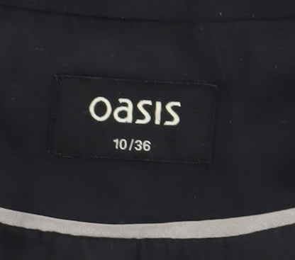 Oasis Women's Black Blazer Jacket, Size 10, Casual, Notch Lapel