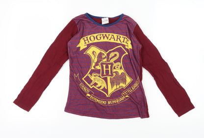 Harry Potter Girls Multicoloured Long Sleeve T-Shirt 9-10Y