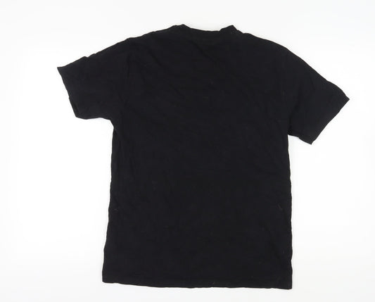 The Grinch Christmas T-Shirt Men M Black Graphic Short Sleeve