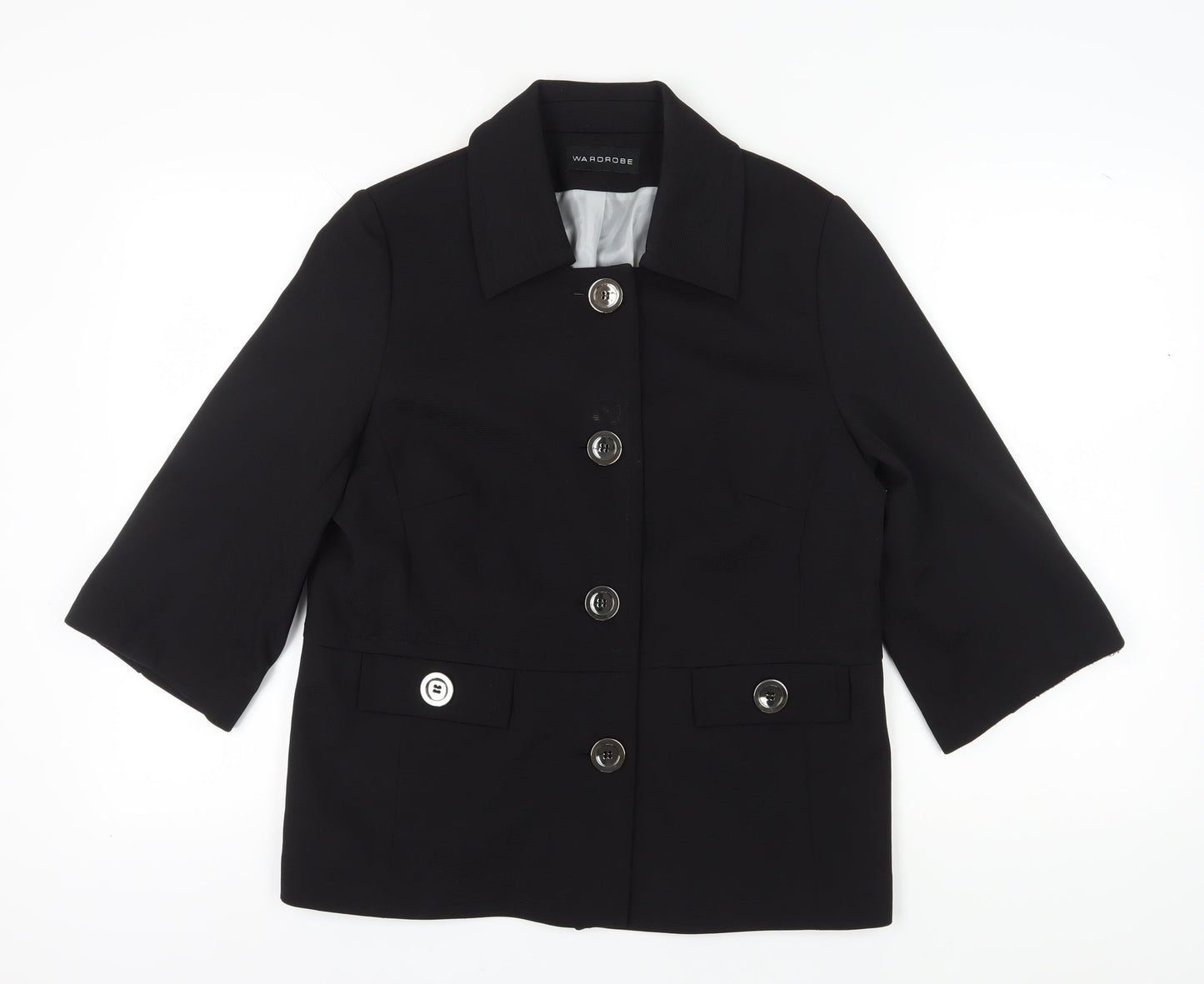 Womens UK Size 16 Wardrobe Regular Black Suit Jacket