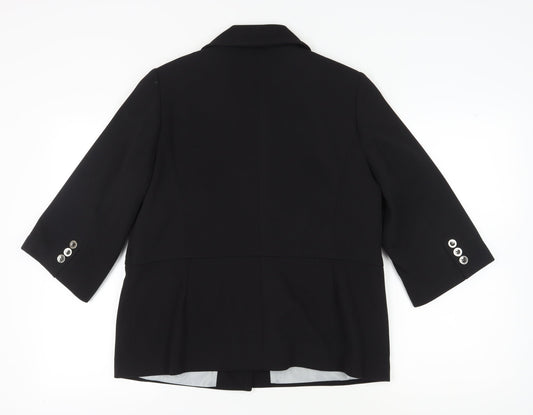 Womens UK Size 16 Wardrobe Regular Black Suit Jacket