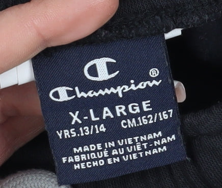 Champion Boys Black Jogger Trousers XL - Casual Comfortable Wear