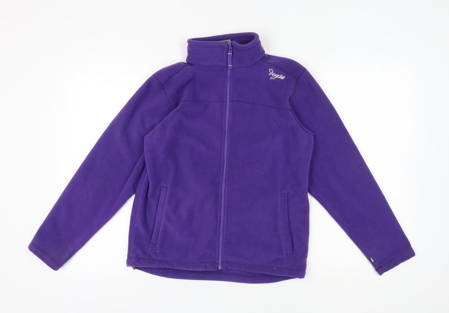 TOG24 Girls Purple Fleece Jacket 13 Years