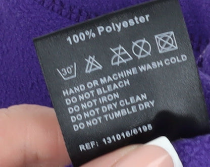 TOG24 Girls Purple Fleece Jacket 13 Years