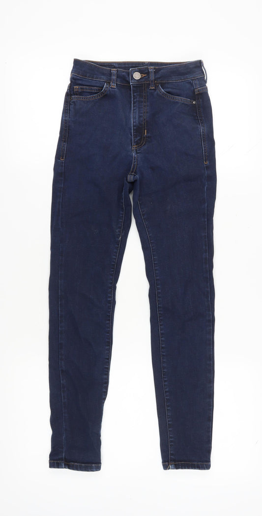 Womens UK Size 6 Marks and Spencer Regular Fit Skinny Blue Jeans