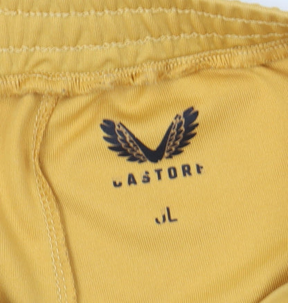 Castore Boys Gold Athletic Football Shorts L
