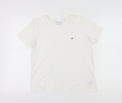 Calvin Klein White M T-Shirt for Unisex Adults
