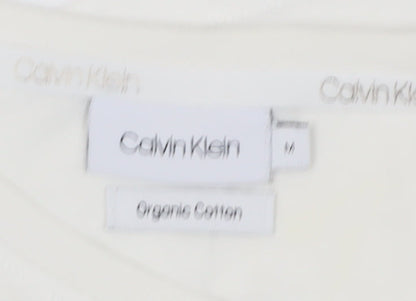 Calvin Klein White M T-Shirt for Unisex Adults