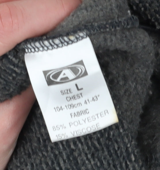 Mens UK Size L Armando Grey Pullover Sweatshirt