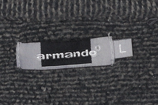 Mens UK Size L Armando Grey Pullover Sweatshirt
