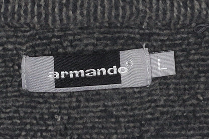 Mens UK Size L Armando Grey Pullover Sweatshirt