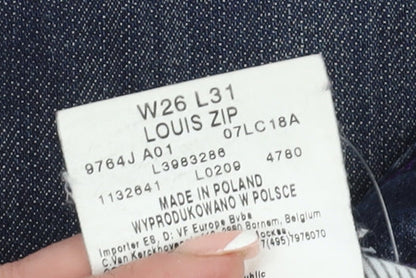 Lee Women's Blue Skinny Jeans Size 26 with Ankle Zips