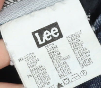 Lee Women's Blue Skinny Jeans Size 26 with Ankle Zips