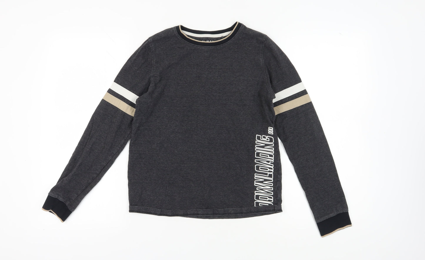 Next Boys Grey Sweatshirt, 14 Years, Pullover Style