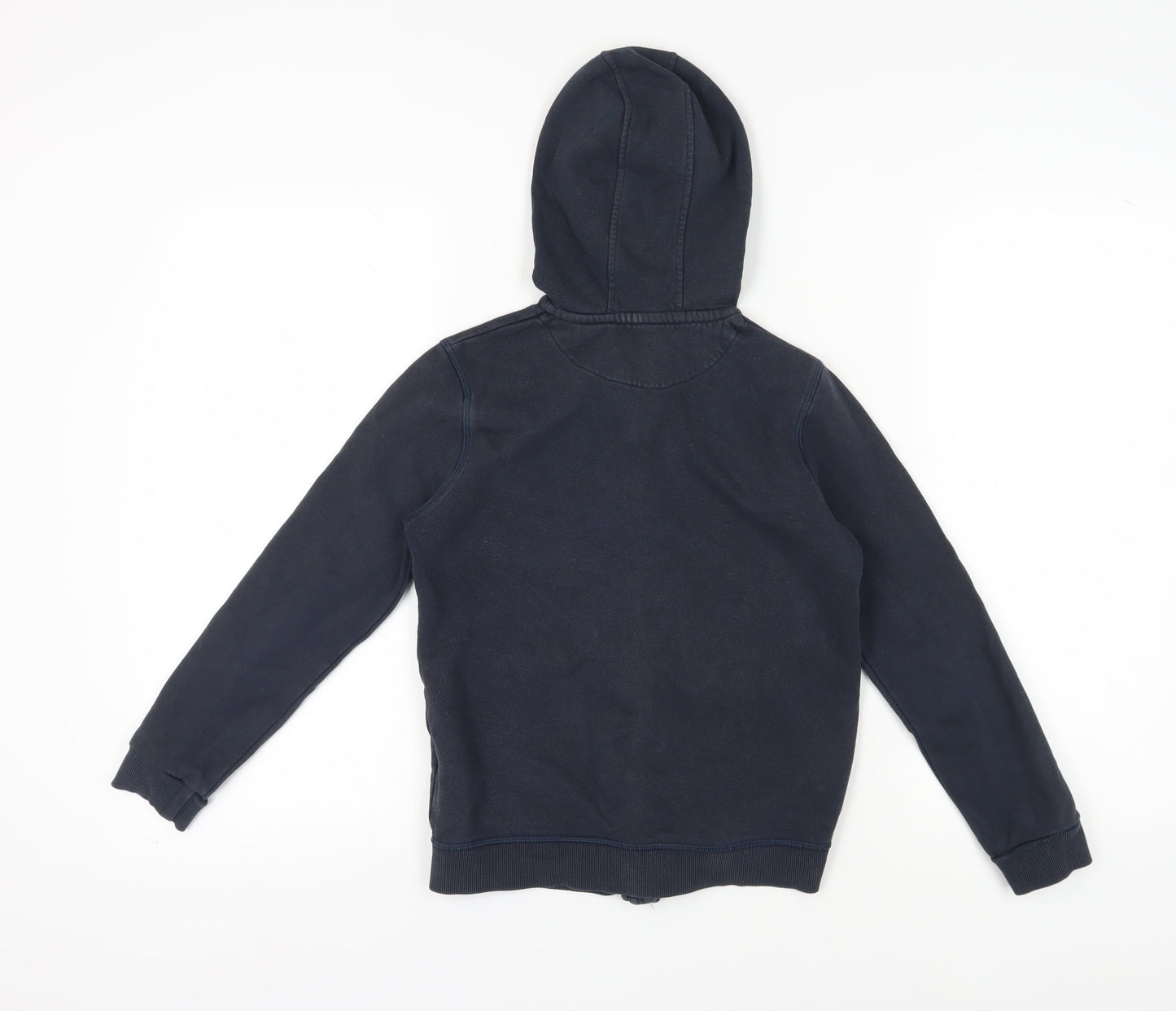 Marks and Spencer Girls Blue Full Zip Hoodie 9-10 Years