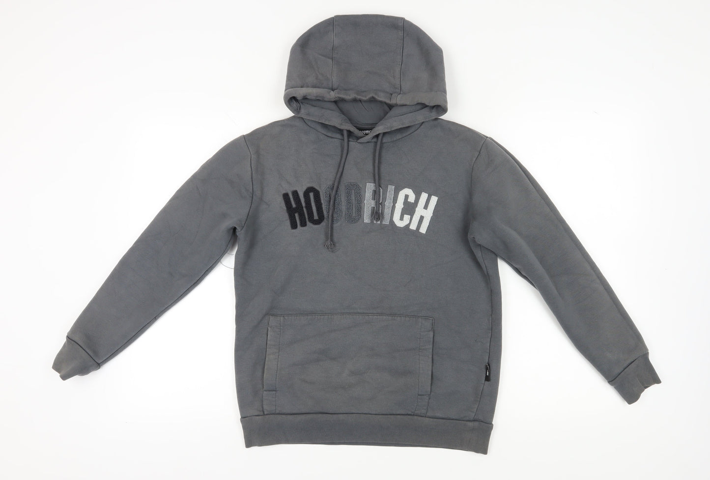 Unisex Adults UK Size XS Hoodrich Grey Pullover Hoodie