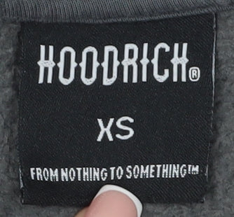 Unisex Adults UK Size XS Hoodrich Grey Pullover Hoodie