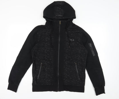 Alphalab Men's Black Full Zip Hoodie M