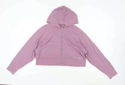 Womens UK Size M Gilly Hicks by Hollister Purple Full Zip Hoodie