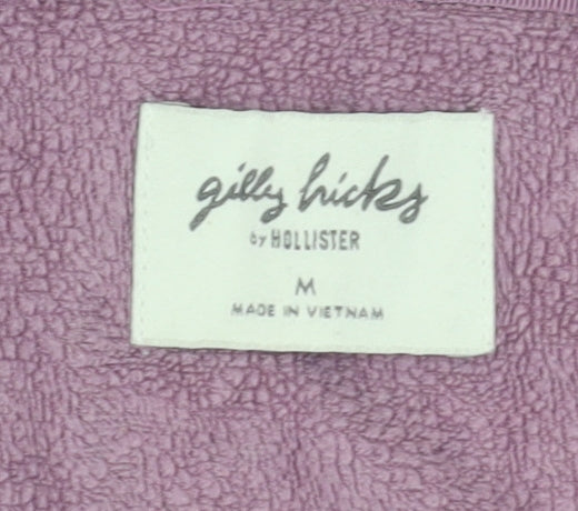 Womens UK Size M Gilly Hicks by Hollister Purple Full Zip Hoodie