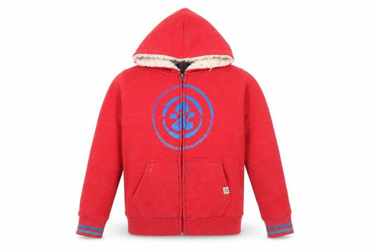 Saltrock Boys Red Hooded Full Zip Hoodie 9-10 Years