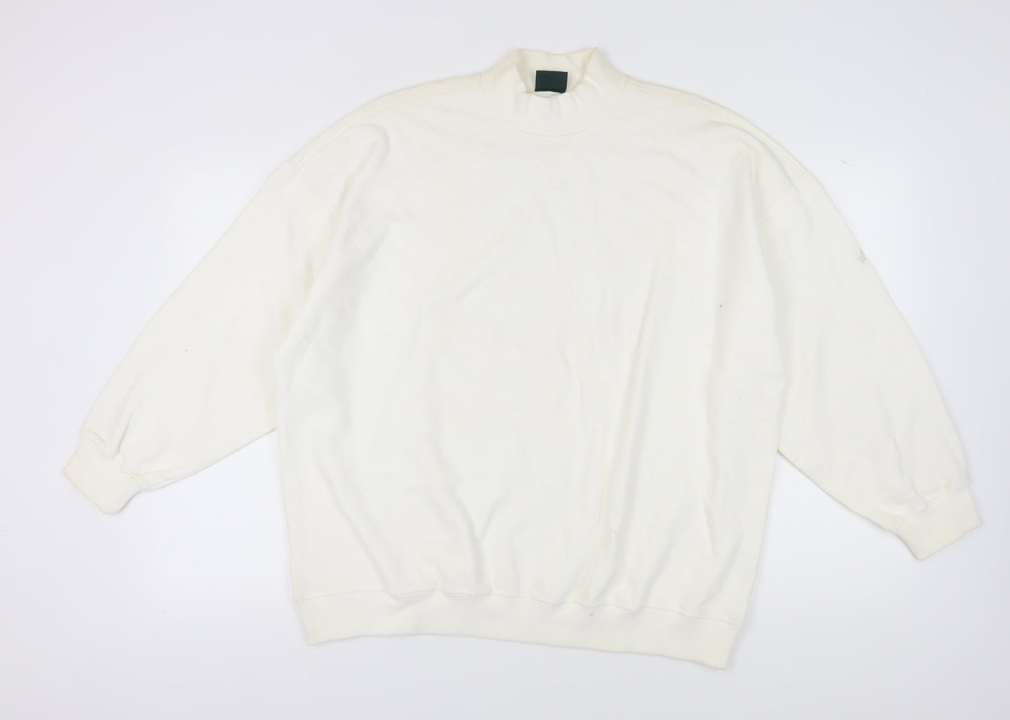 Mens UK Size XL Lyle & Scott White Pullover Sweatshirt