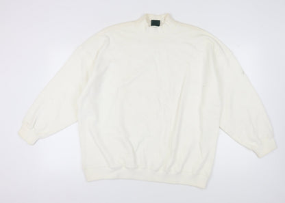 Mens UK Size XL Lyle & Scott White Pullover Sweatshirt