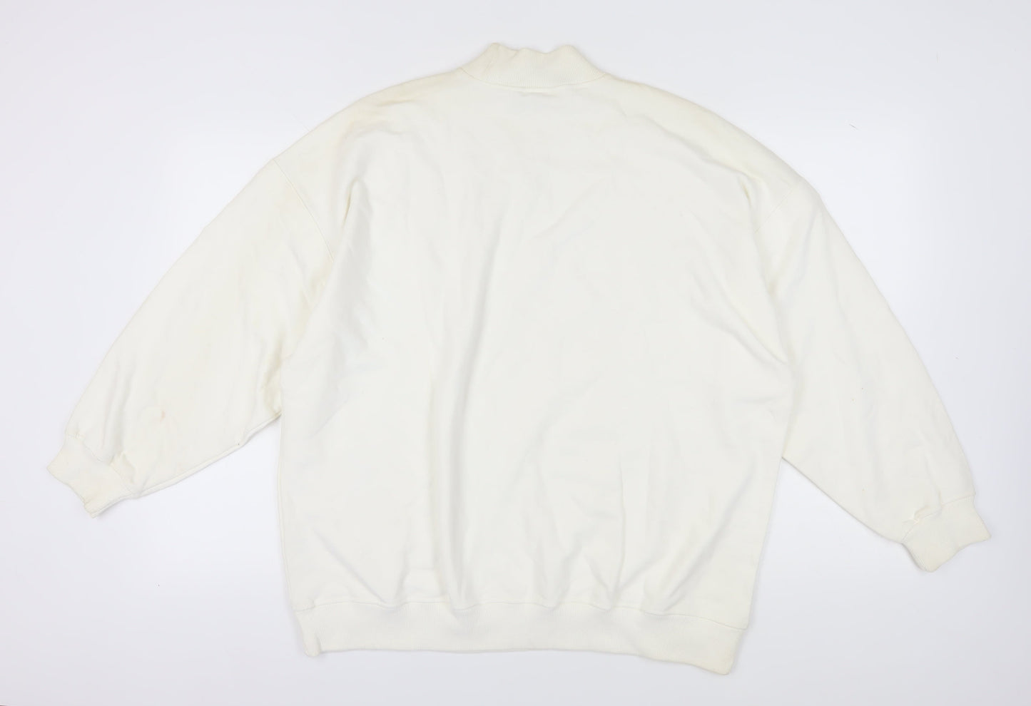 Mens UK Size XL Lyle & Scott White Pullover Sweatshirt