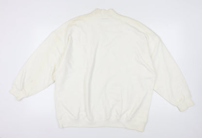 Mens UK Size XL Lyle & Scott White Pullover Sweatshirt